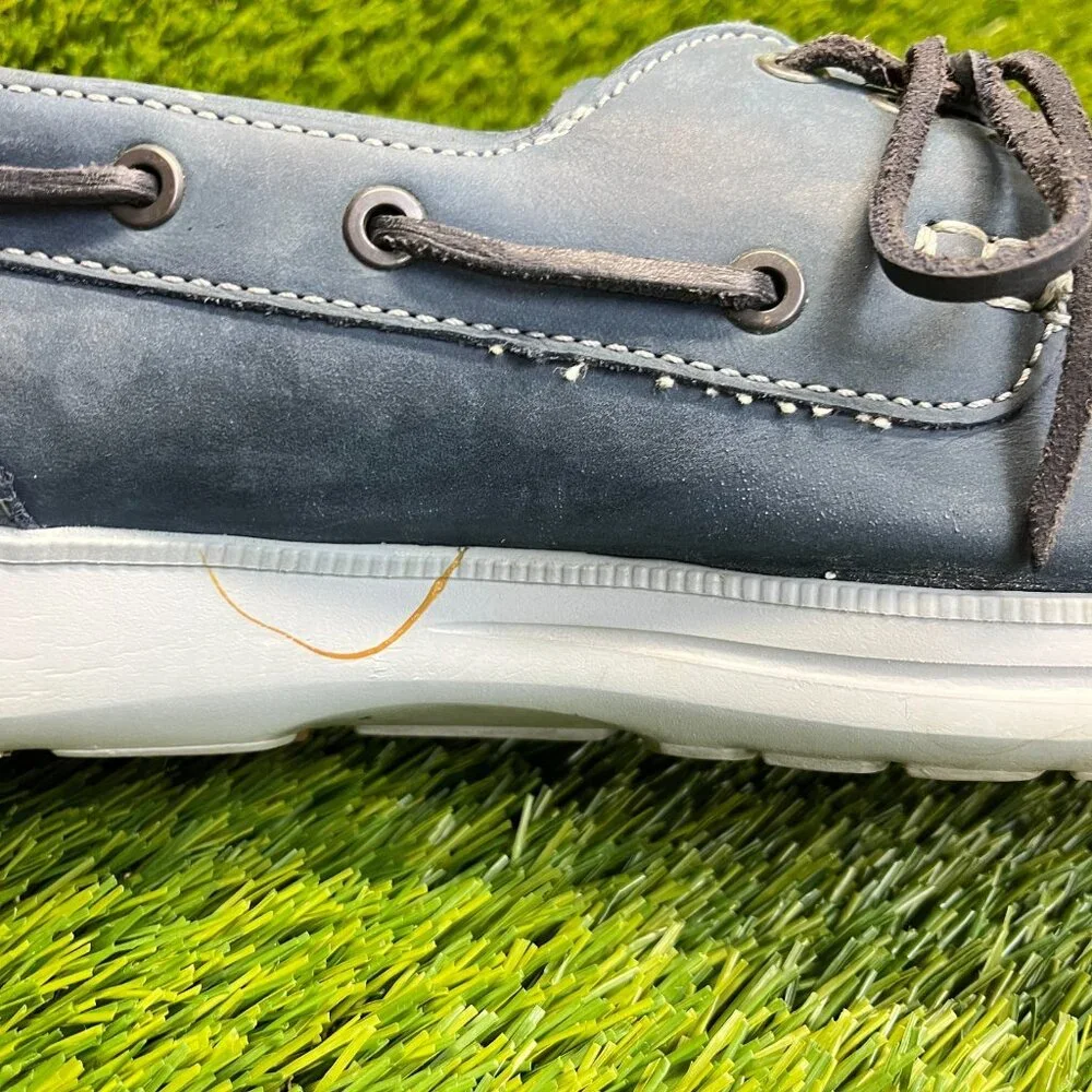 Samuel Hubbard New Endeavor Mens Size 9.5 Blue Casual Classic Leather Boat Shoes